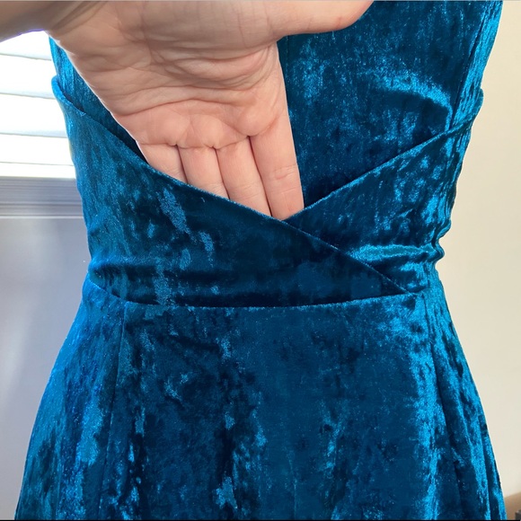 Teal formal party dress - Picture 6 of 7